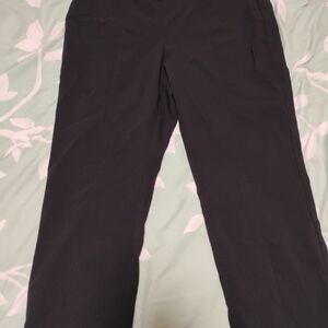 Alfani Classic Black Straight Leg Pants
